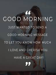 good morning message for husband