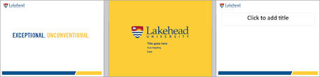 Powerpoint Lakehead University