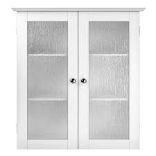 Wall Cabinet With 2 Glass Doors