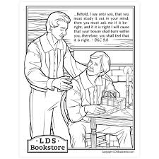 Coloring pages for your mom 25 coloring. Study It Out In Your Mind Coloring Page Printable Doctrine And Covenants Coloring Page