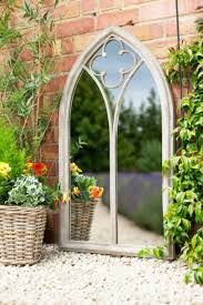 rustic outdoor arch mirrors large 32