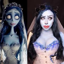corpse bride and halloween makeup