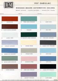 Official Cadillac Color Names And Paint Codes Page 3