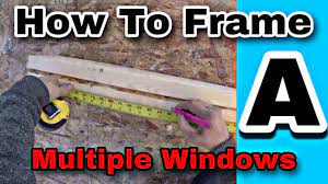 how to frame multiple windows you