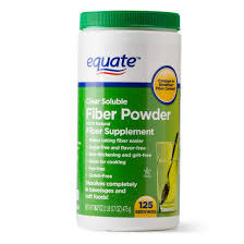 Equate Sugar Free Fiber Supplement Powder 125 Ct 16 7 Oz