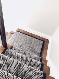 chevron pattern staircase runner
