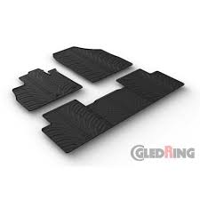 rubber car mats set suitable for
