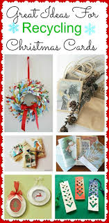 how to reuse upcycle old christmas cards