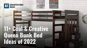 queen bunk bed 11 space saving