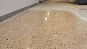 exposed aggregate polished concrete