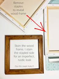 make a wood frame without power tools