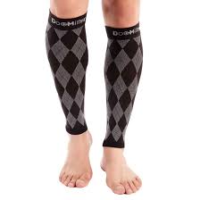 Details About Doc Miller Calf Compression Sleeve 20 30mmhg Recovery Varicose Veins Black Gray