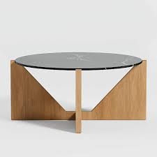 Miro Black Marble Coffee Table With