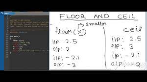 demonstrating floor and ceil functions