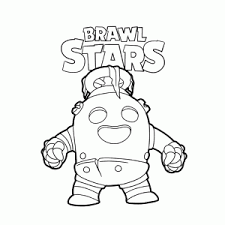 Learn the stats, play tips and damage values for spike from brawl stars! Brawl Stars Kleurplaat Printen Leuk Voor Kids