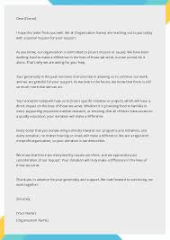 fundraising letter template