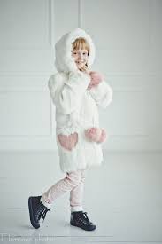 Pink Kids Fur Coat Baby Girl Coats