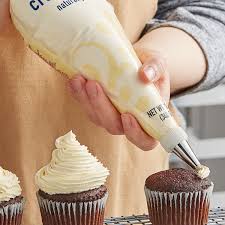 cream cheese whipped icing bag