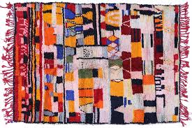azilal berber rug patchwork burgundy