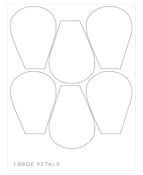 20 flower petal templates pdf