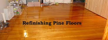 refinishing hardwood pine flooring a