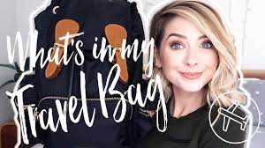 what s in my travel bag zoella you