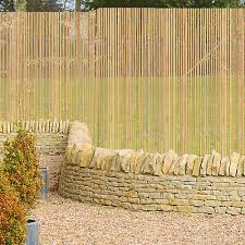 4m Panel Bamboo Slat Natural Garden