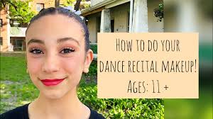 makeup tutorial for dance recital