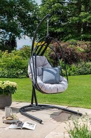 Folding Basket Garden Swing Chair