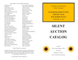 Silent Auction Master List Template Magdalene Project Org