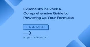 Exponents In Excel Powering Up Your