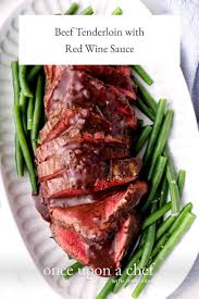 roast beef tenderloin with red wine