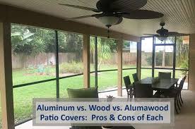 Aluminum Patio Covers Vs Wood Patio