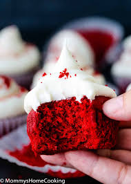 easy eggless red velvet cupcakes