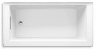 Attractive and functional, the evercleanattractive and functional, the everclean bathing collection from american standard is a great choice for your bathroom. Kohler Underscore 60 Soaking Bathtub For Three Wall Alcove Installation With Left Hand Drain Royal Bath Place