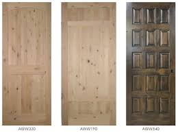 rustic wood doors hickory oak alder
