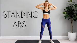 10 min standing abs workout no
