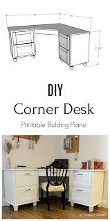 Have the area you intend to place the desk cleaned and ready to accept this massive desk. Corner Desk Diy Building Plans How To Build A Corner Desk