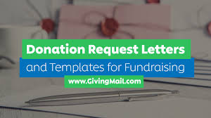 donation request letters and templates