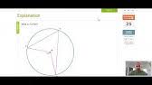 Central angles and inscribed angles worksheet answer key. Geometry 15 2 Angles In Inscribed Quadrilaterals Youtube