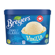 vanilla breyers ice cream canada