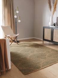 discover jute rug baru beige green in