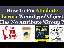 python attributeerror what is it and