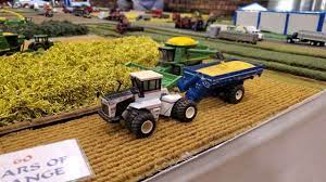 progress farm toy display