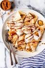 bananas foster crepes