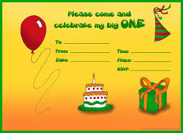 create birthday invitations with that