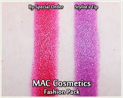 mac cosmetics fashion pack lipstick by