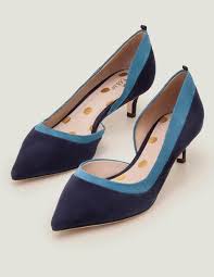 They are on the shorter end of stiletto shoes, which can have heels. Bryony Kitten Heels Navy Baltic Boden Uk
