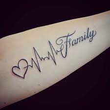 Awesome Heart Beat and Heart Design Family Tattoo | Tatouage, Tatouage  family, Tatouage electrocardiogramme