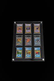 Pokemon Card PSA Slab Display Frame 3x3
